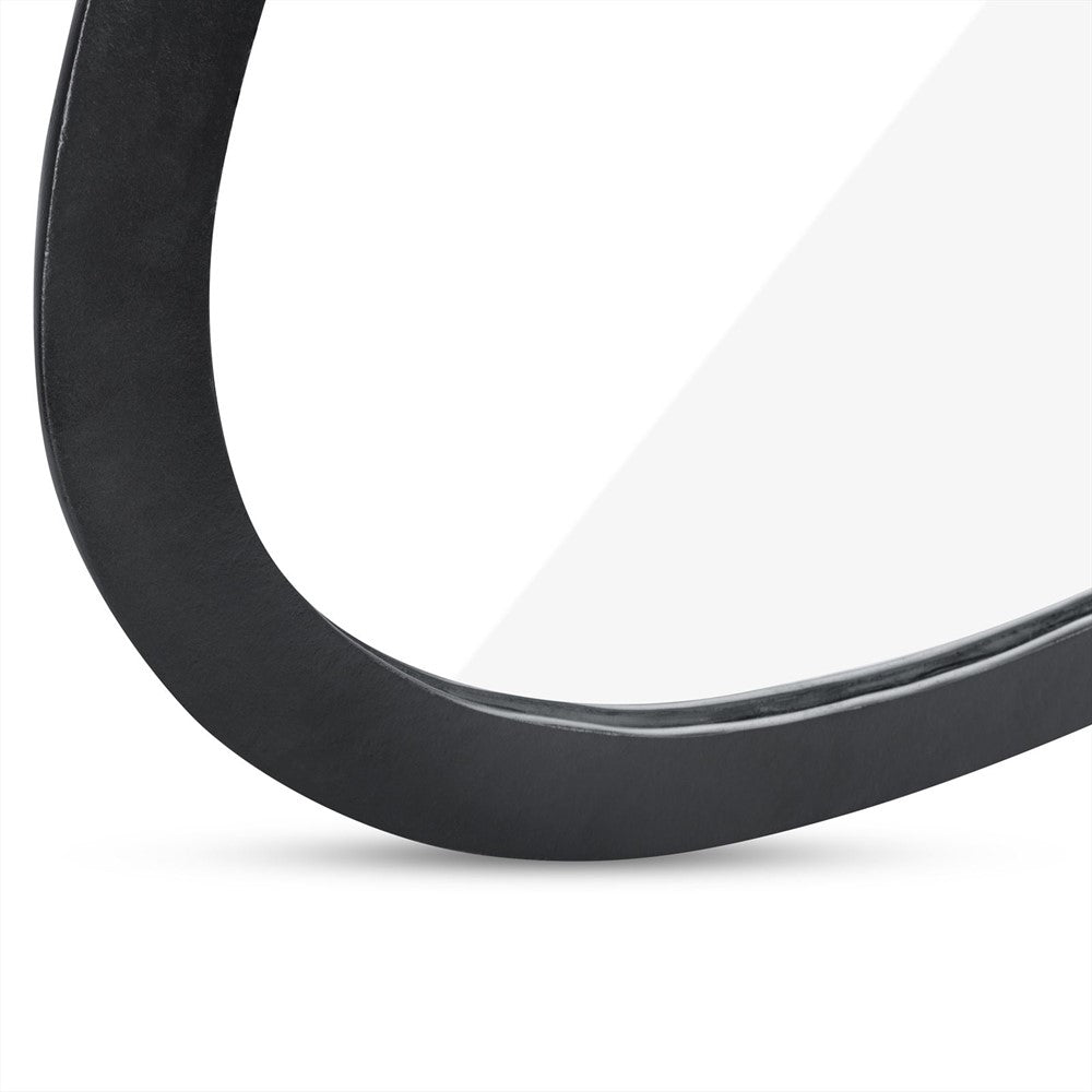 Spiegel Organisch Zwart Medium