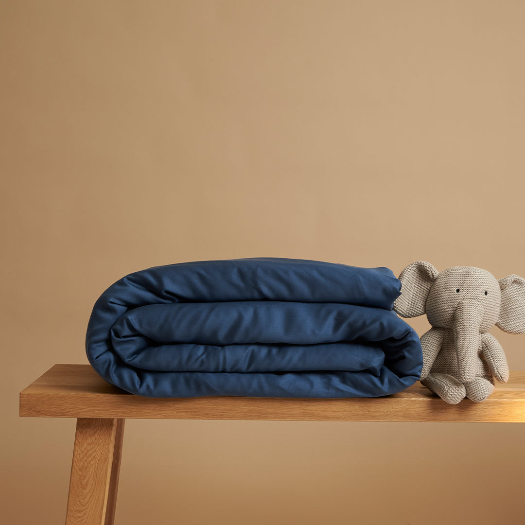 Kids - TENCEL™ Sateen Dekbedovertrek Blauw