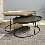 Antique Brass & Bronze Coffee Table 106