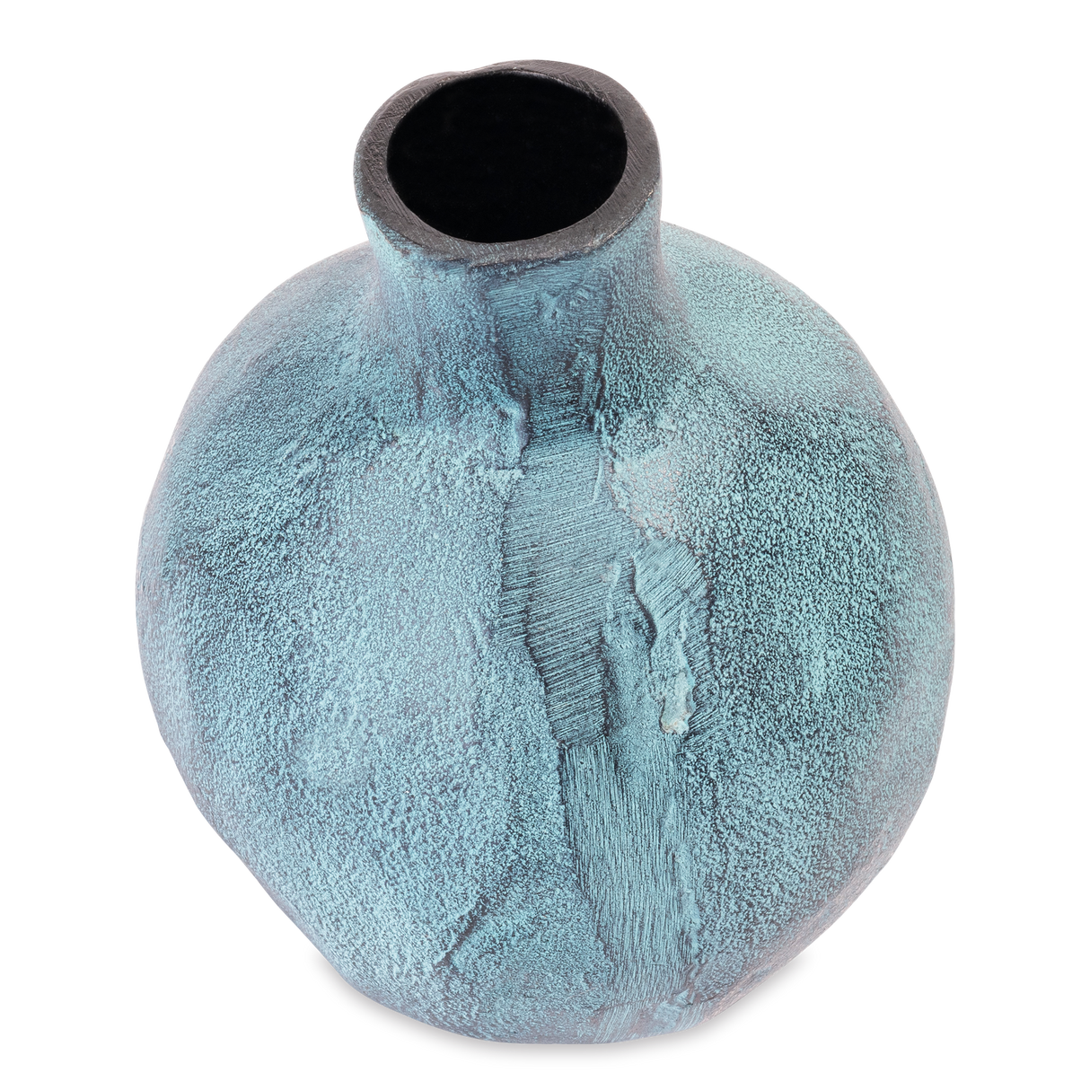 Blue Patina Decorative Vase