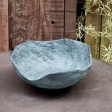 Blue Patina Decorative Bowl