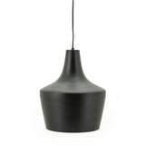 By-Boo hanglamp Wattson 1, Zwart