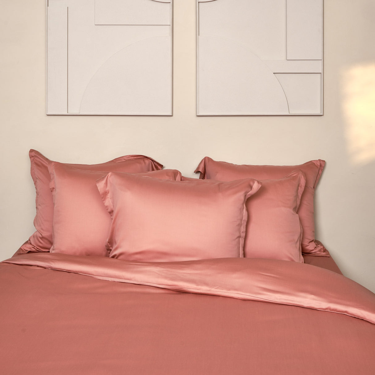 Tencel pillowcase (50x60) terra rose