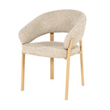 By-Boo Eetkamerstoel Chair Sedia in Brown of Naturel