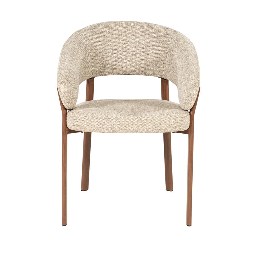 By-Boo Eetkamerstoel Chair Sedia in Brown of Naturel