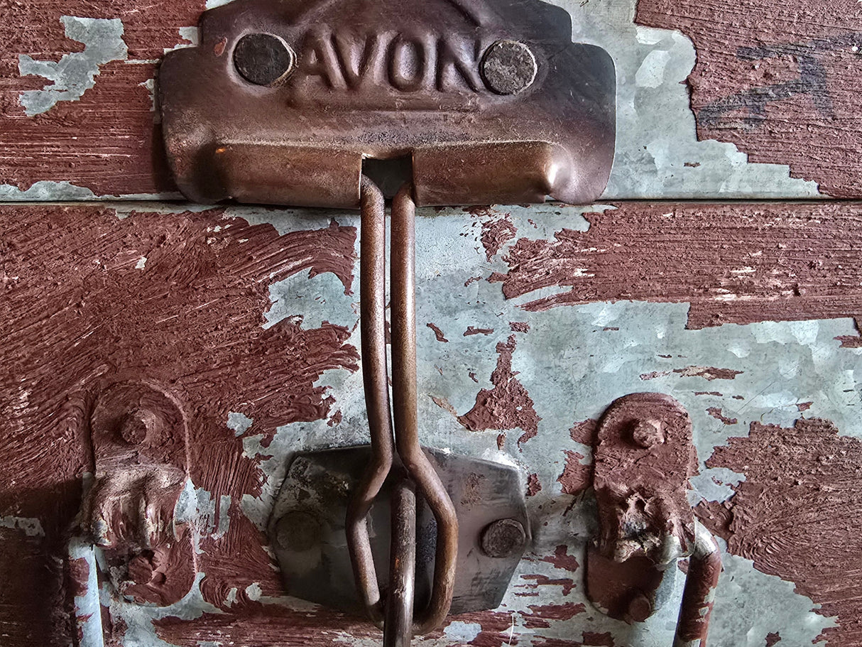 Vintage reiskoffer metaal K-07
