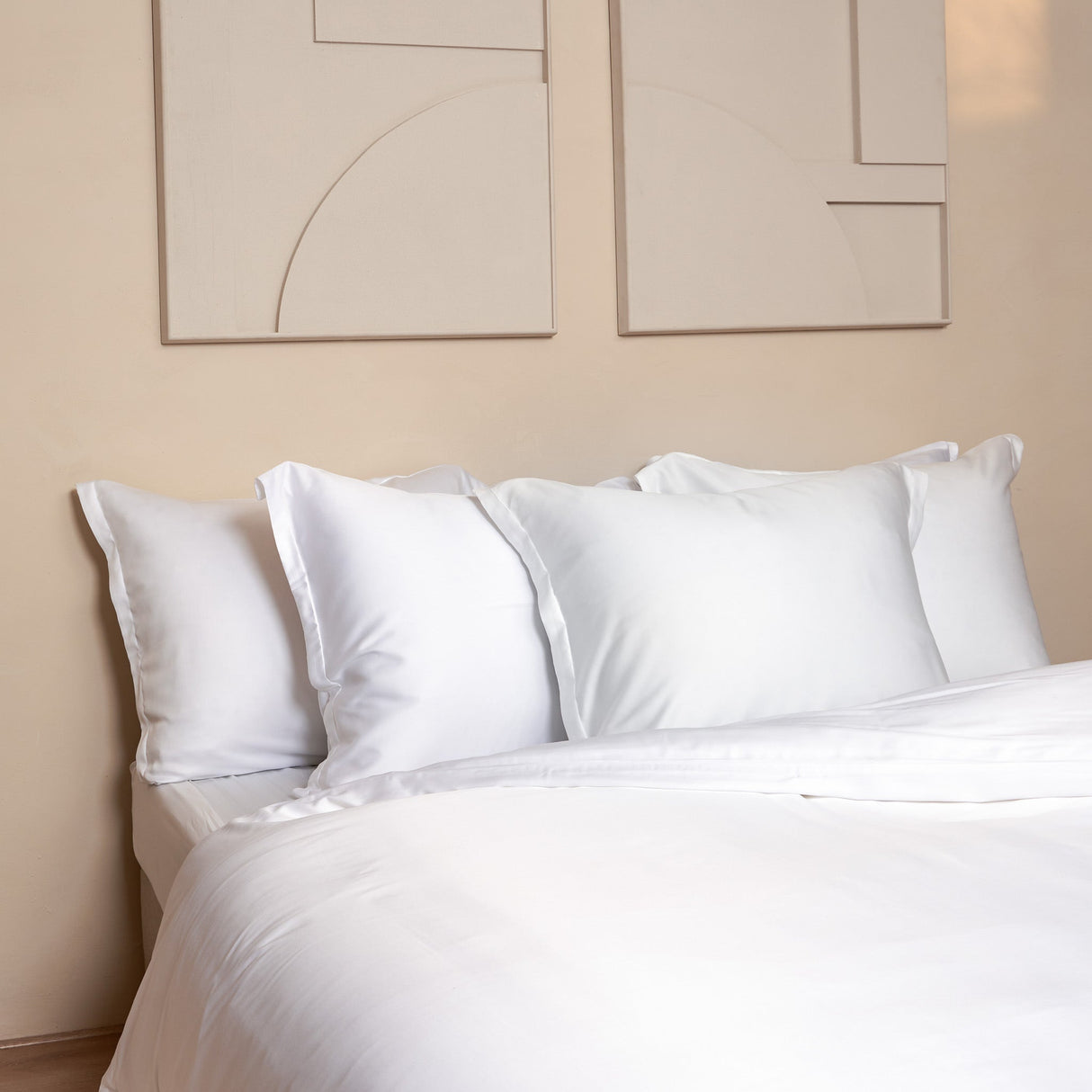 TENCEL™ - Sateen Hoeslaken Wit