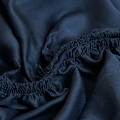 Kids - Hoeslaken TENCEL™ Sateen Blauw