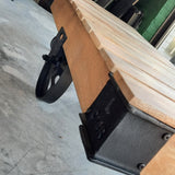 Salontafel op grote wielen
