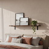 Factory wandplank - FSC-gerecycled hout - 120 cm
