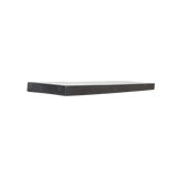 Zwart zwevende wandplank - FSC-gerecycled hout - 80x18x3,8 cm