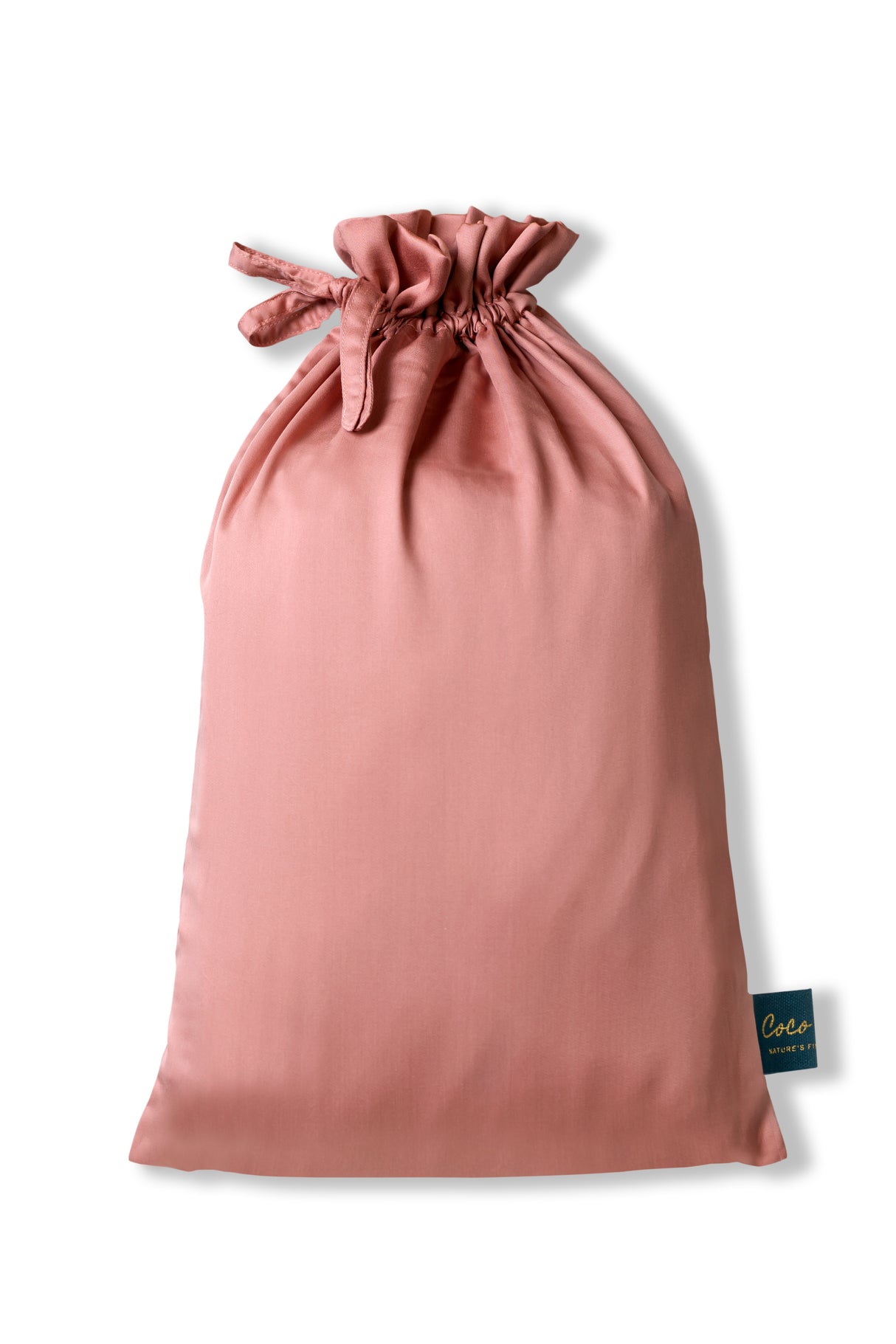 Tencel fitted sheet (180x210) terra rose