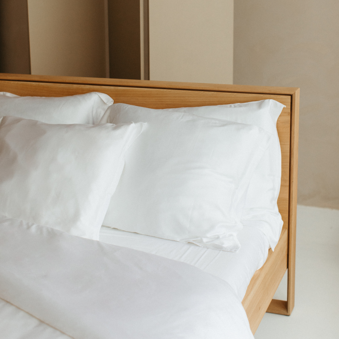Bamboe dekbedovertek wit