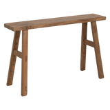 Java carpenter bijzettafel/bankje - Gerecycled hout - 80x17x50 cm
