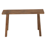 Java carpenter bijzettafel/bankje - Gerecycled hout - 80x17x50 cm