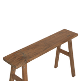 Java carpenter bijzettafel/bankje - Gerecycled hout - 80x17x50 cm