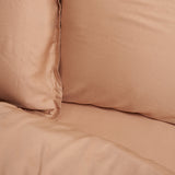 Tencel dekbedovertrek peach