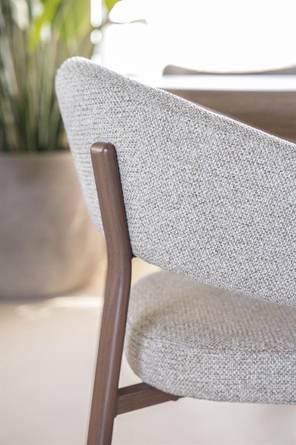 By-Boo Eetkamerstoel Chair Sedia in Brown of Naturel
