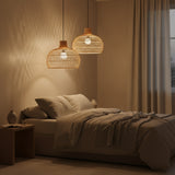 Maze rotan hanglamp naturel - Ø 42x36 cm