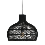Maze rotan hanglamp zwart - Ø 42x36 cm