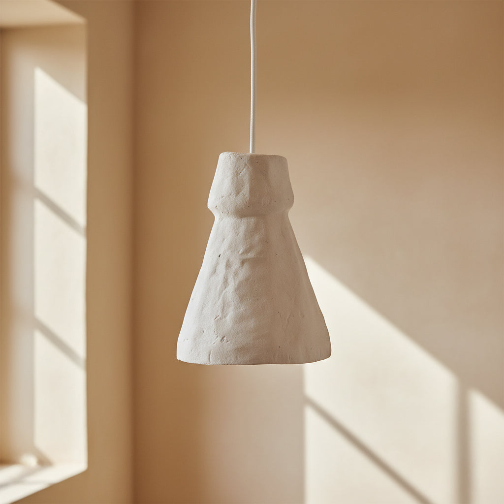 Chalk hanglamp Pugal - 17x17x23,5 cm