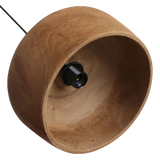 Sirocco teakhouten hanglamp Dome - Ø 30x20 cm