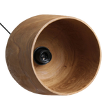 Sirocco teakhouten hanglamp Bottle - Ø 25x28 cm