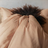 Tencel dekbedovertrek peach