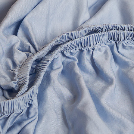 Kids - Hoeslaken TENCEL™ Twill Licht Blauw