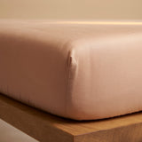 Kids - Hoeslaken TENCEL™ Twill Peach