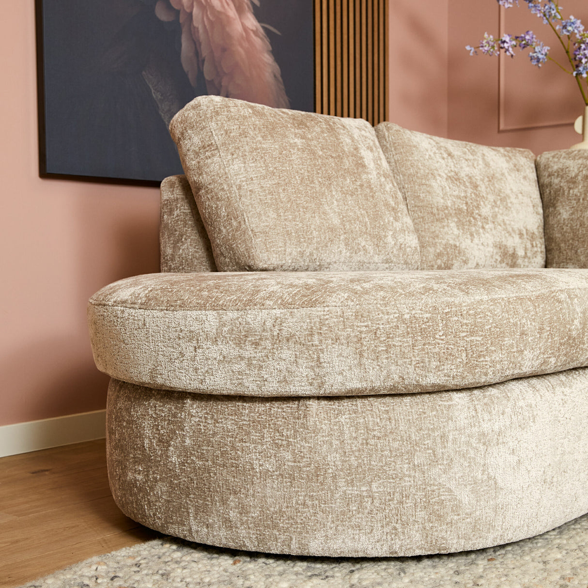 MySofa Alma | Divan Links + 2,5 zits | Beige