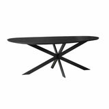 Eettafel Cloud | 180 cm | Eiken | Zwart