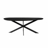 Eettafel Cloud | 280 cm | Eiken | Zwart