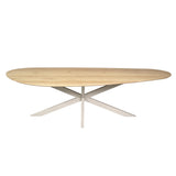 Eiken eettafel Cloud | 280 cm | Naturel | Poot Sand