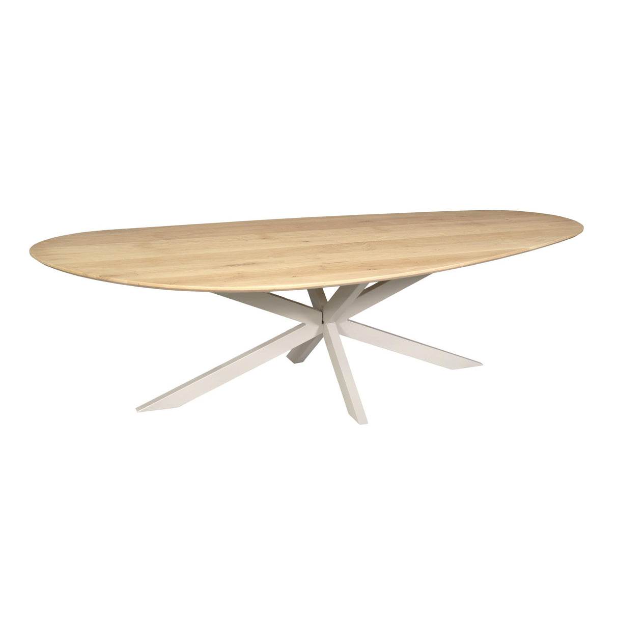 Eiken eettafel Cloud | 280 cm | Naturel | Poot Sand
