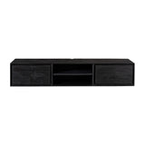 Zwevend tv meubel Ambiance Black | 160 cm