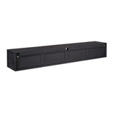 Zwevend tv meubel Ambiance Black | 200 cm