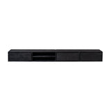 Zwevend tv meubel Ambiance Black | 240 cm