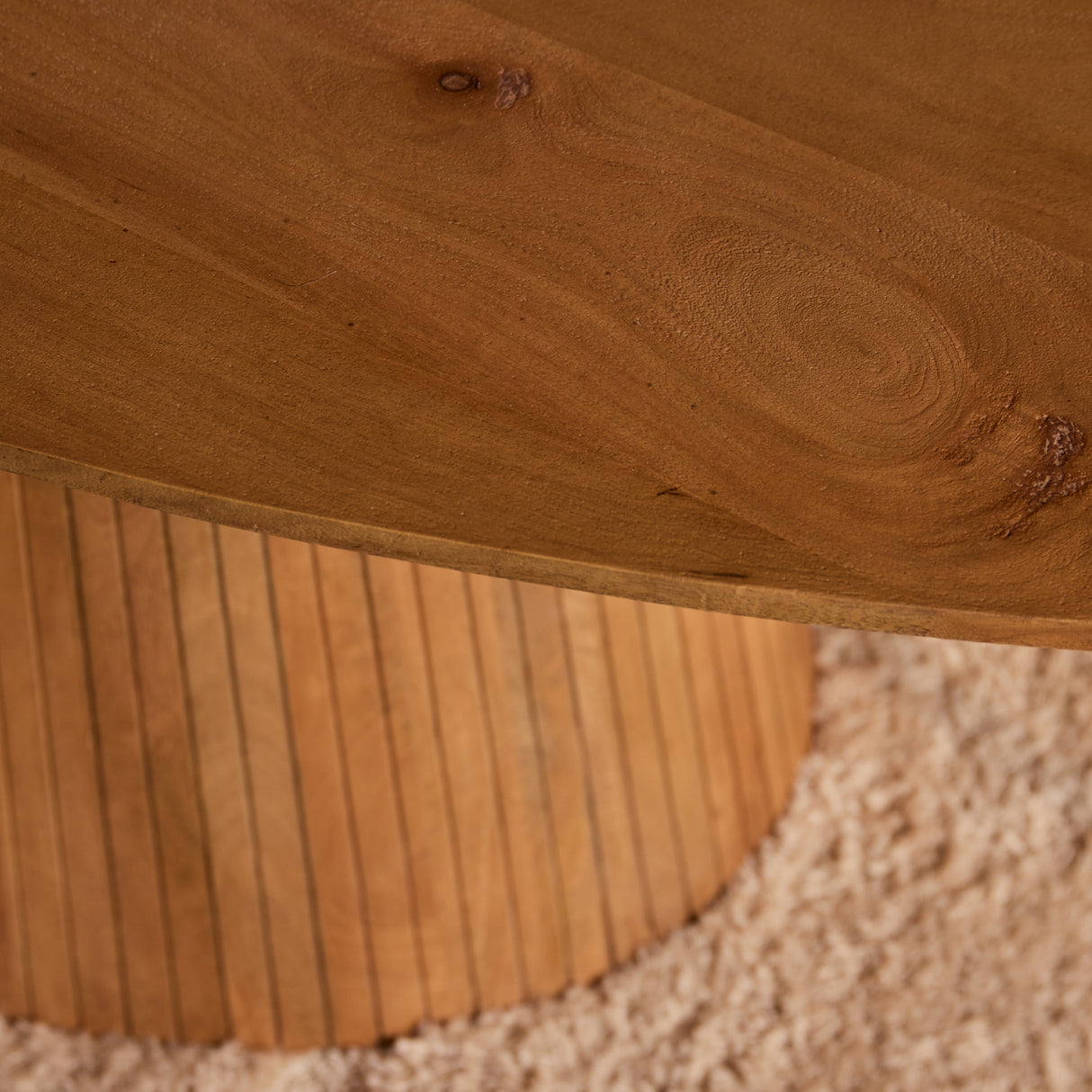Eettafel Solana | 210 cm | Naturel | Ovaal