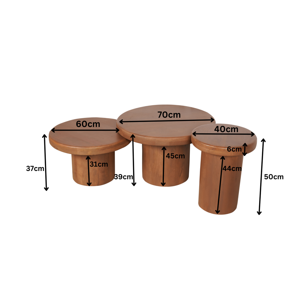 Salontafel Maya | set van 3