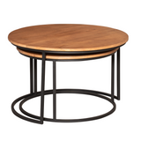 Salontafel Madison Natural | 70 cm | Set van 2