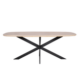 Eiken eettafel Ferris | Deens Ovaal 200 cm | Naturel