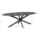 Eiken eettafel Ferris | Ovaal 280 cm | Naturel