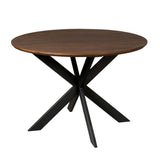 Eiken eettafel Ferris | Rond 130 cm | Brown