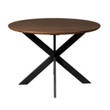 Eiken eettafel Ferris | Rond 150 cm | Brown