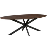 Eiken eettafel Ferris | Ovaal 240 cm | Brown