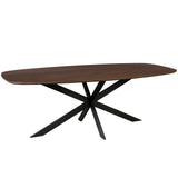 Eiken eettafel Ferris | Deens Ovaal 240 cm | Brown