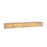 Zwevend tv meubel Vision Licht mango | 280 cm