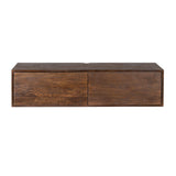 Zwevend tv meubel Vision Brown | 120 cm