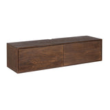 Zwevend tv meubel Vision Brown | 120 cm